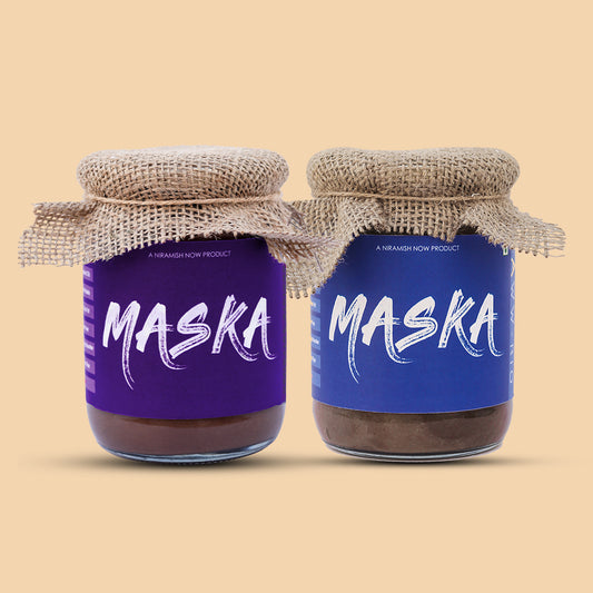 MasKa Peanut Butter Combo | Choco Crunch + Aww-Rio | (500gm + 500gm)