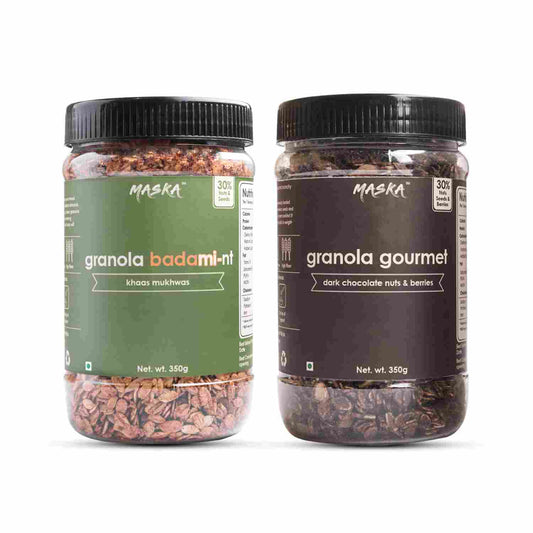 Maska Granola Combo, Super Saver Pack, (350 GMS Each)